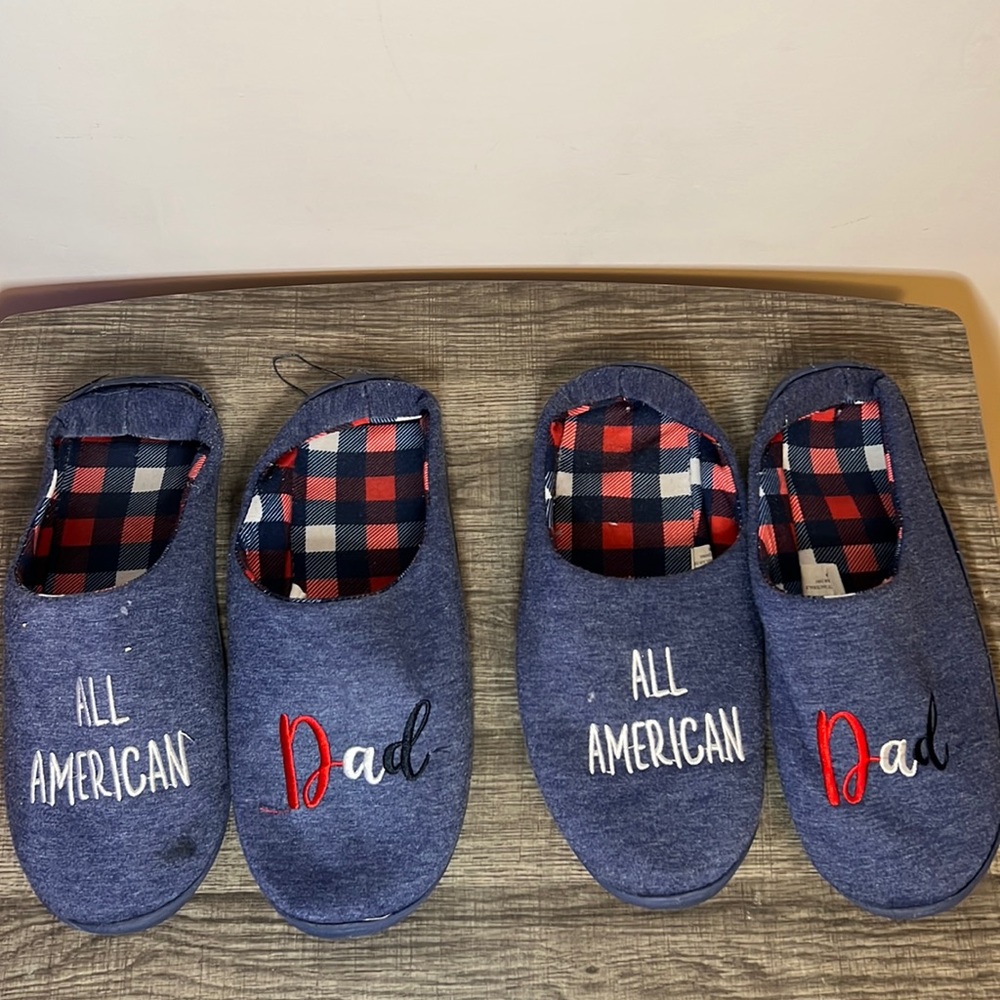 Bundle of 2 All American Dad Slippers